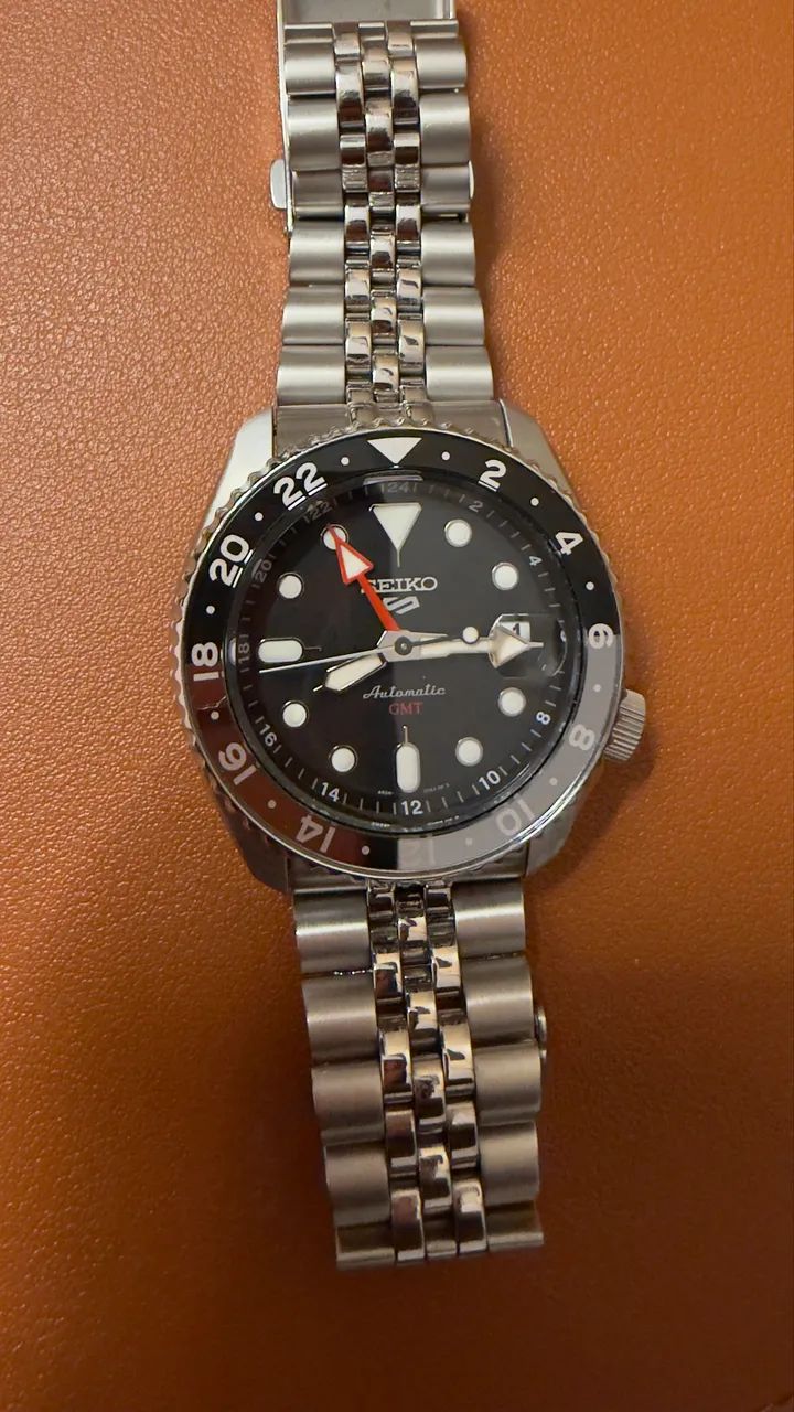 Seiko GMT 5 Preto - Foto 4