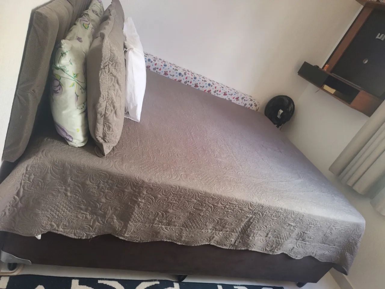 Cama king com cabeceira  - Foto 3