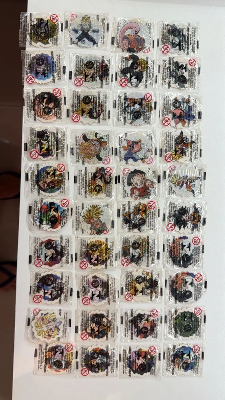 Coleção Dragon Ball Z Spinners Elma Chips Completa Lacrada 60  - Foto 3