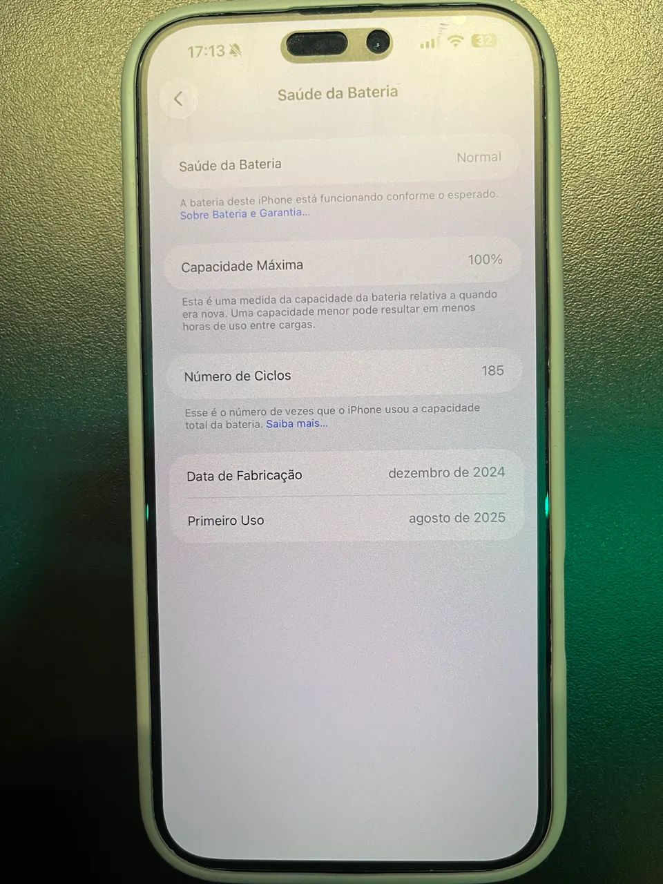 iPhone 16 Pro Max com 100% de bateria!!!! - Foto 3