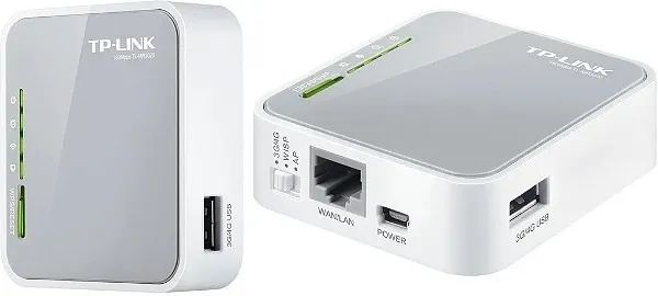 Roteador Repetidor Portátil TP-Link TL-MR3020 Wireless N 3G 4G USB 150Mbps Viagem Ponto de - Foto 4