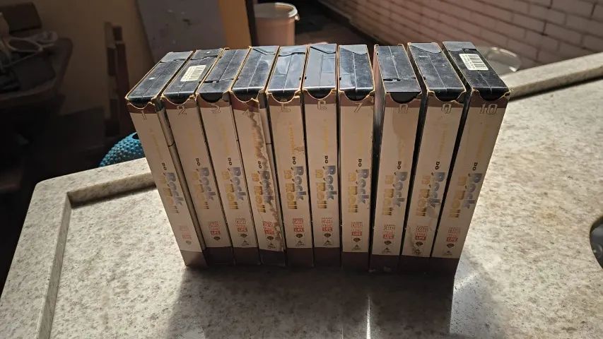 coleção rock em VHS