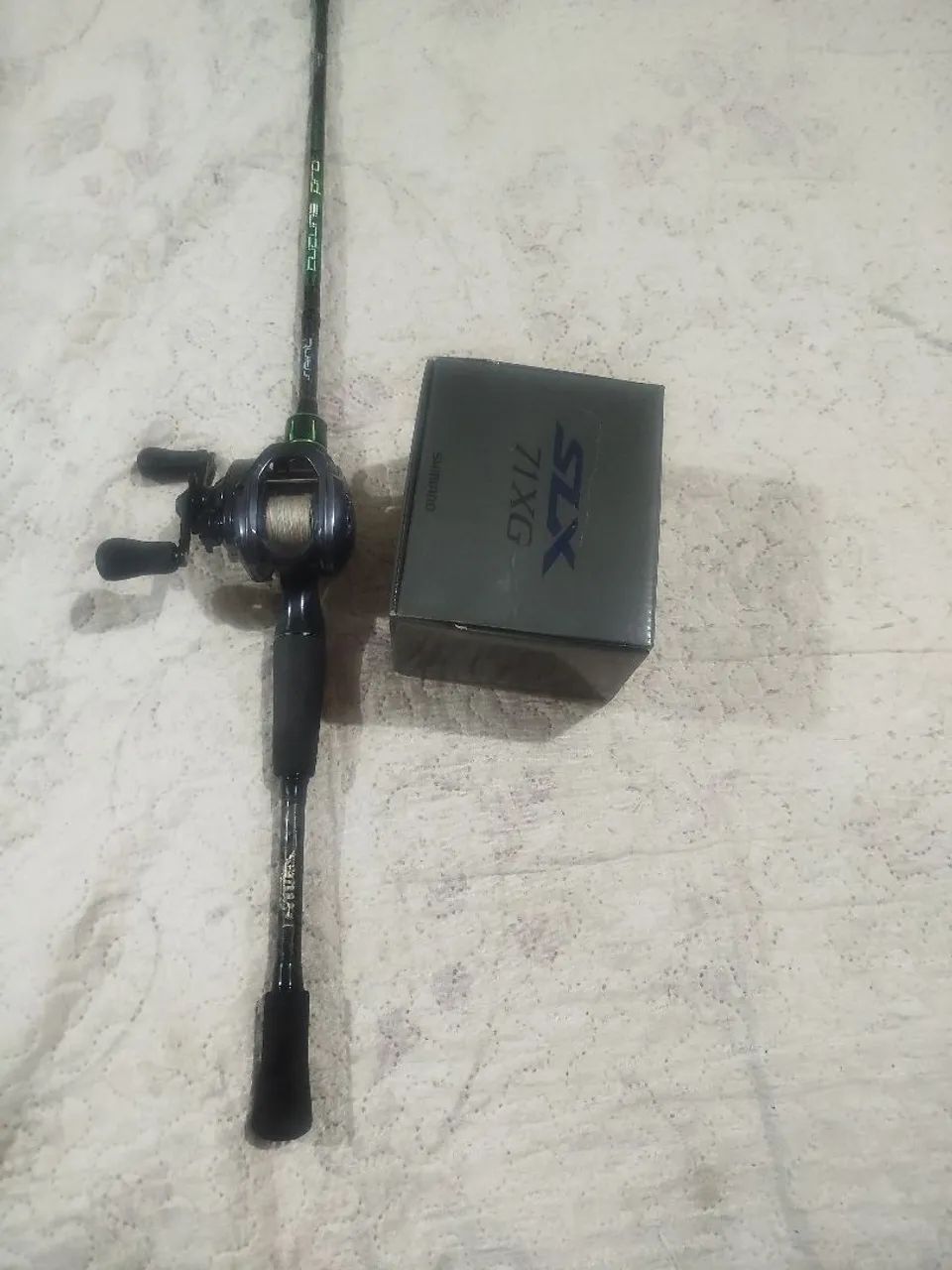 Kit de pesca vara e carretilha Shimano 