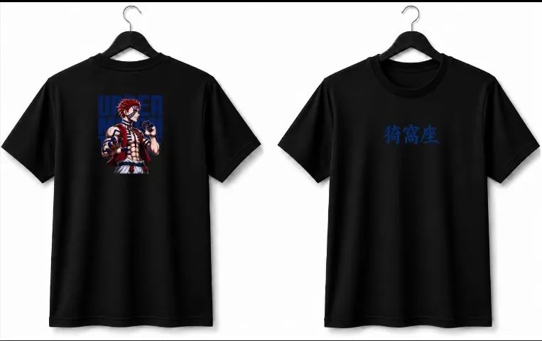 Camiseta Anime | Igris, Beru, Akaza e Satoru Gojo | Algodão Egípcio com Elastano - Foto 3