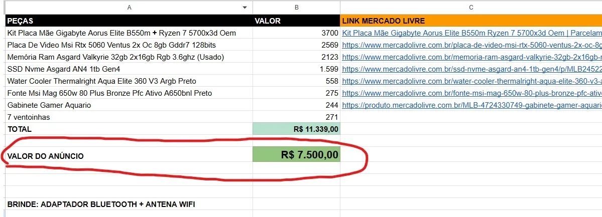 PC GAMER RTX 5060 RYZEN 7 32GB RAM - Foto 5