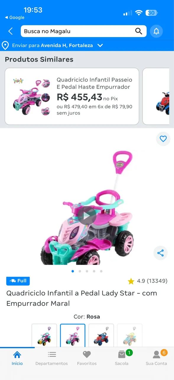 Carrinho infantil 