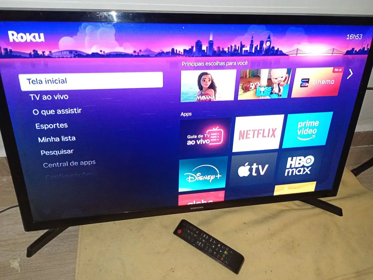 TV Samsung 32 polegadas não é smart 