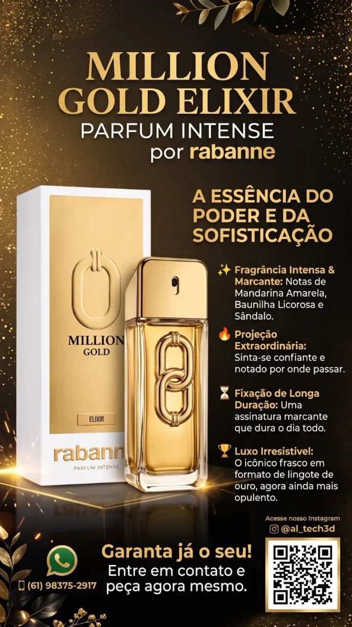 MILLION GOLD ELIXIR PARFUM INTENSE (200ml) - RABANNE