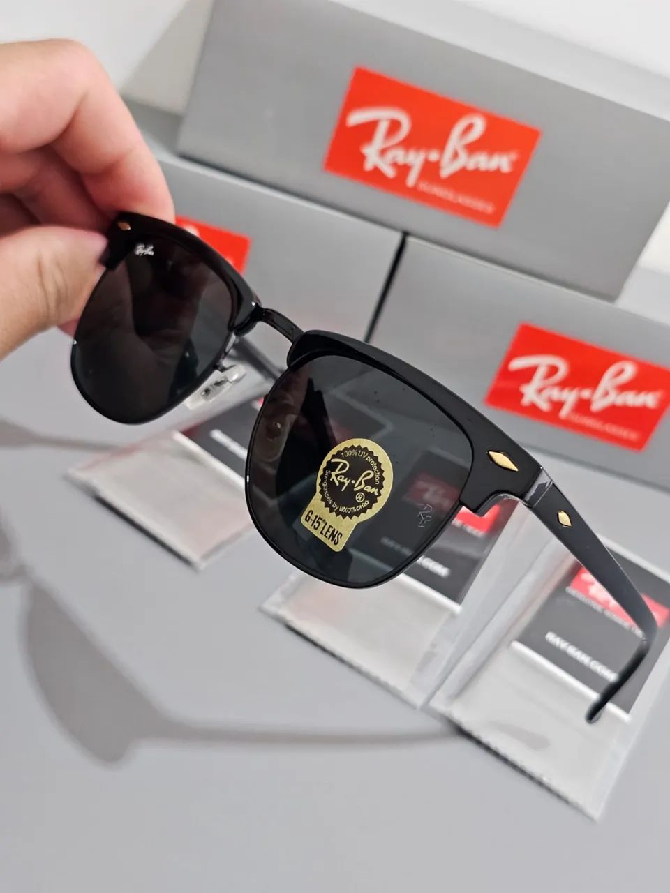 Óculos de sol Ray-Ban Clubmaster  - Foto 2