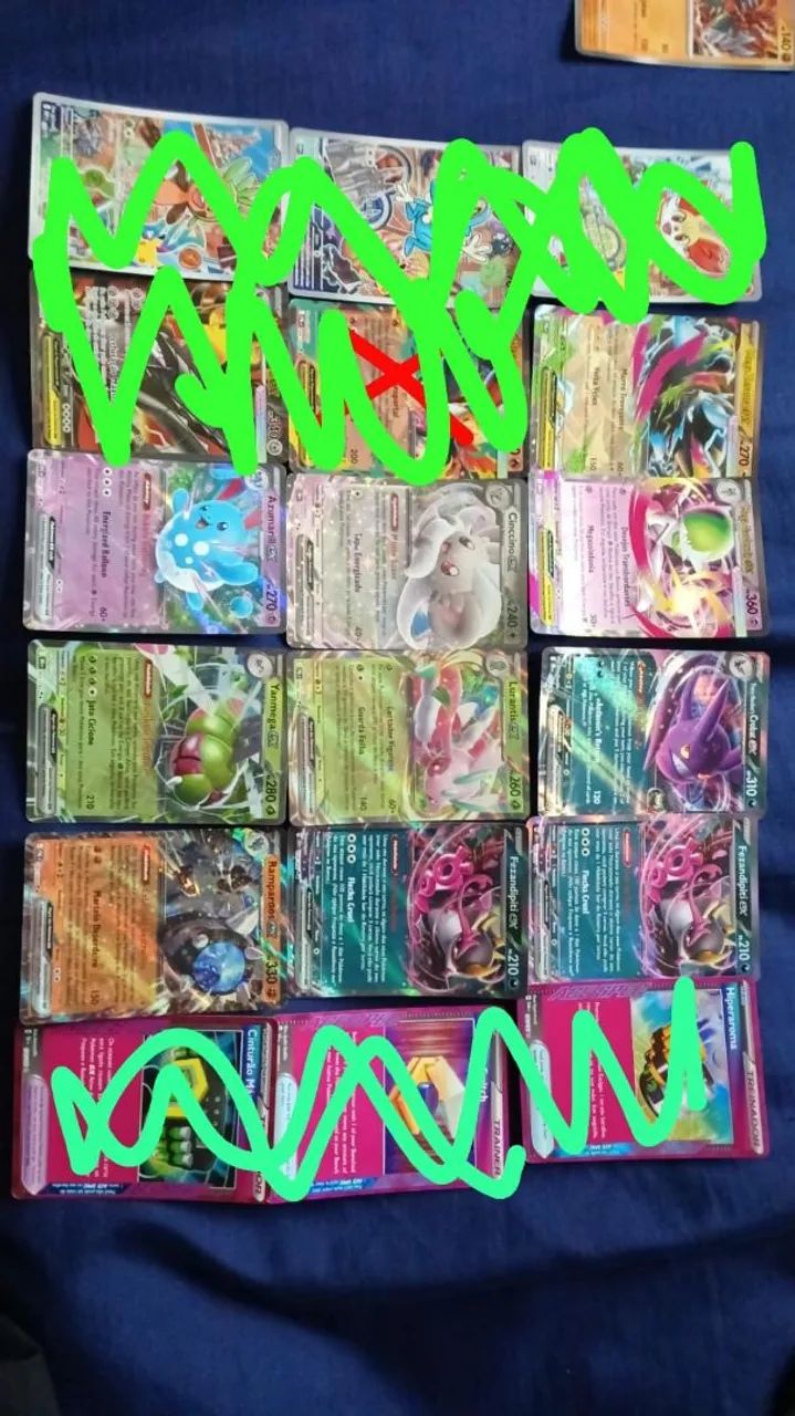 Cartas pokemon reservada 