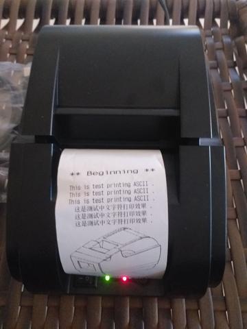 Impressora termica /thermal printer cupom/recibo não fiscal