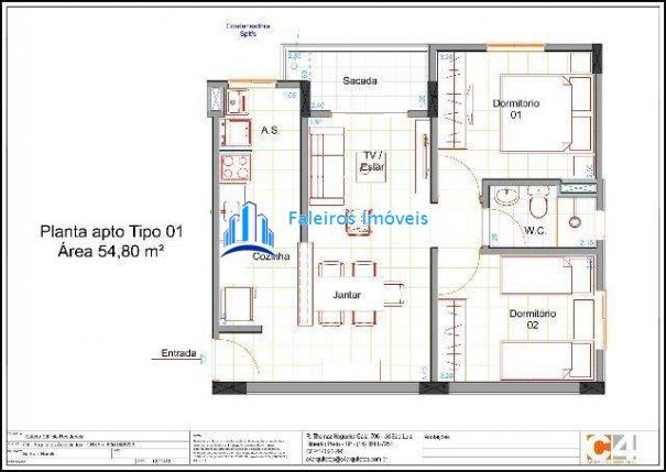 Aparatmento 2 dormitórios com sacada e lazer completo - Apartamento a Venda no b... - Foto 7