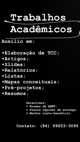 Auxílio em atividades acadêmicas