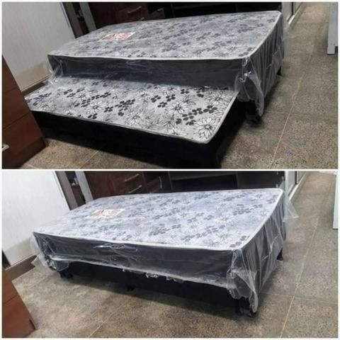 Cama Box Solteiro Com Auxiliar Direto Da Fábrica