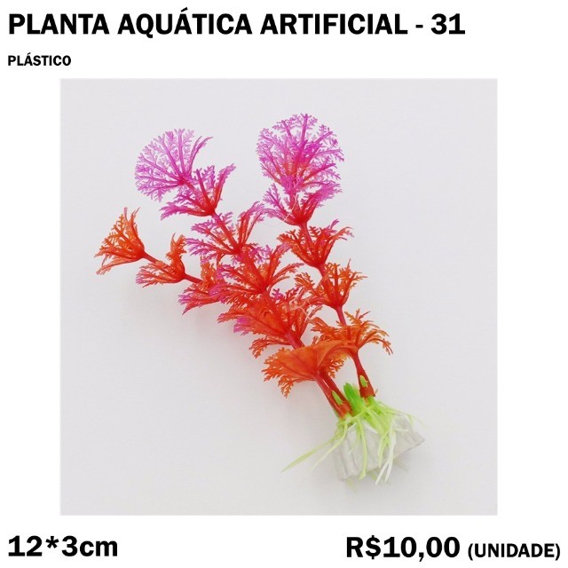 Planta Artificial para Aquário