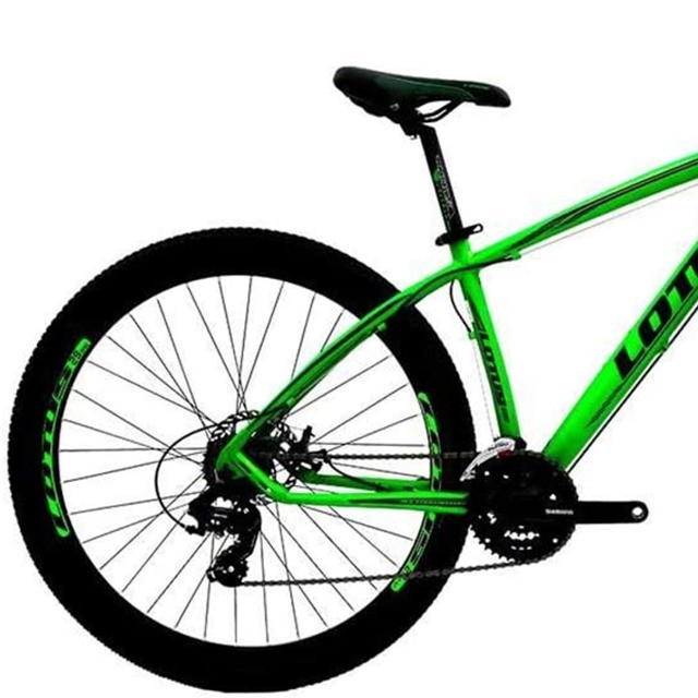 Bicicleta Aro 29 Preto/Verde Aluminio - Foto 5