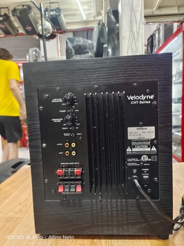Sub-woofer Velodyne Cht-8 Funcionando 100% Perfeito Estado! - Foto 5