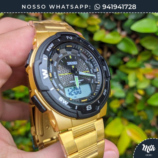 Relógio Skmei - Dourado à prova d'água 5ATM - Bijouterias, relógios e  acessórios - Vila Independência, Mauá 1011526621 | OLX