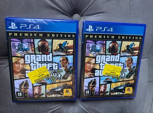 Gta 5 Ps4 Grand Theft Auto V Mídia Física Lacrado Com Mapa