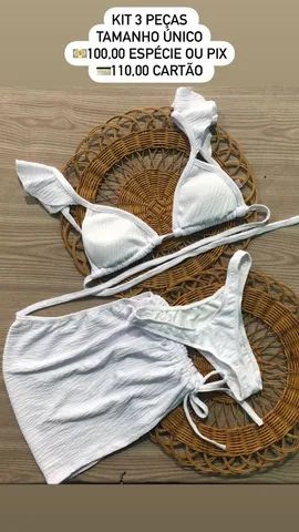 Kit 3 peças biquíni  - Foto 3