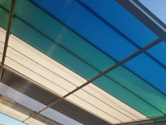 Retalhos Policarbonato Alveolar Cristal 6mm. - Foto 2