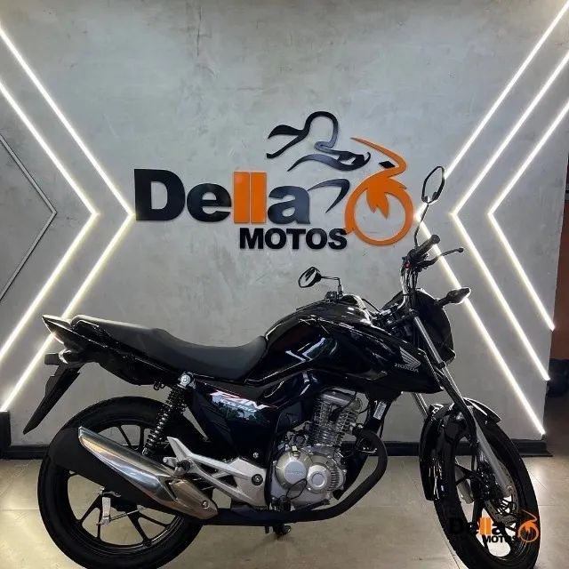 SAINDO DE FAN 160 2023 PRETA 0KM DA HONDA 