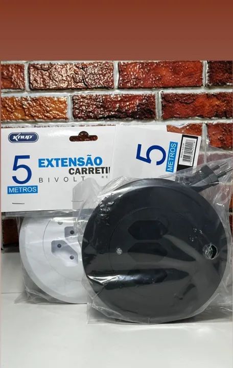 Extensão carretel retrátil 5m