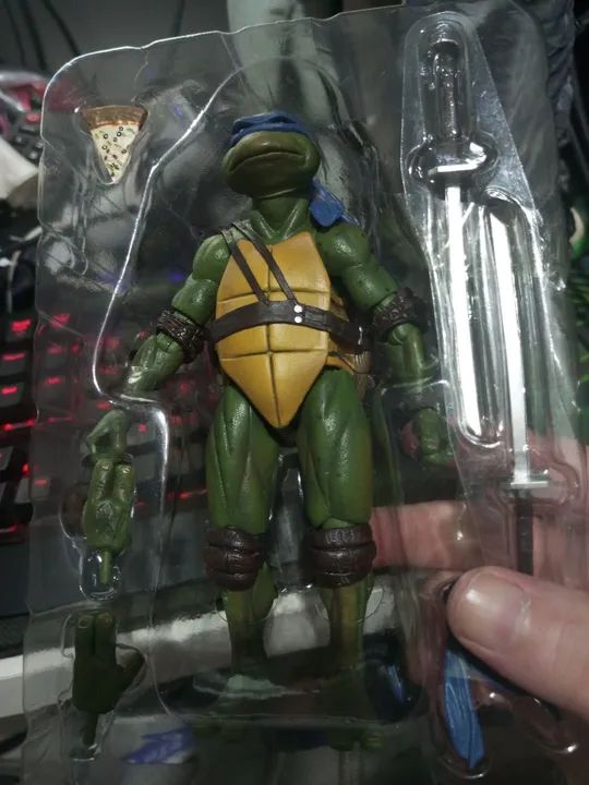 Tartarugas ninjas Leonardo movie neca original - Foto 2