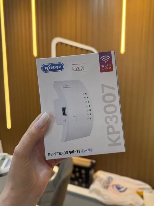 Repetidor Wi-Fi Knup KP3007 - Sem Fio