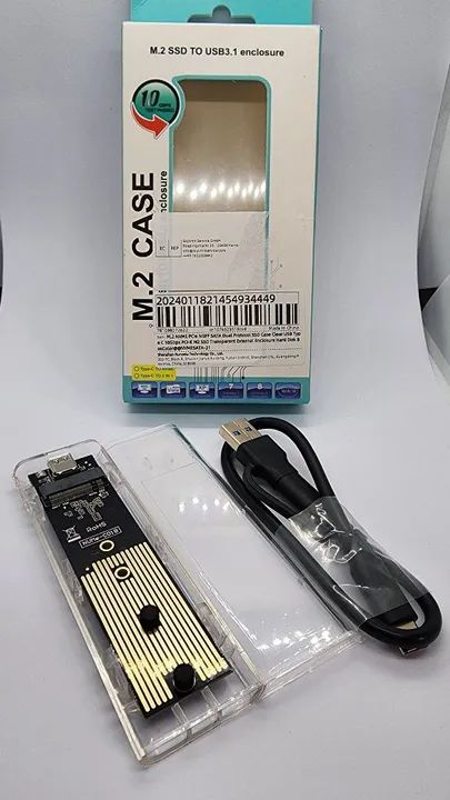 Case para SSD M2 Nvme. 10GB/s.