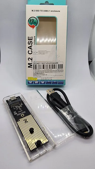 Case para SSD M2 Nvme. 10GB/s.