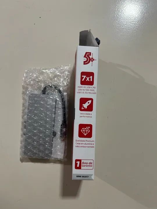 Hub USB-C 7 em 1 - Cabo Adaptador - leia a descrição do anúncio  - Foto 3