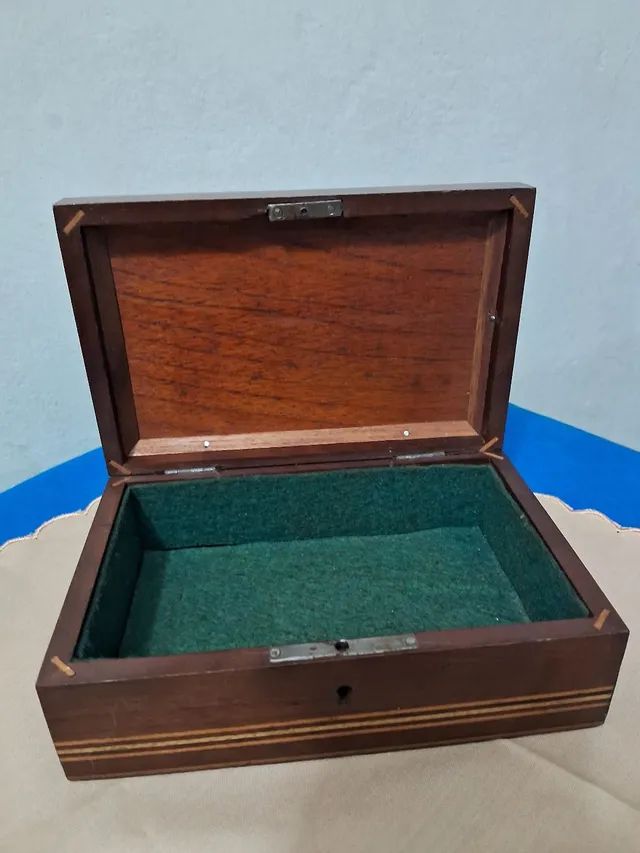 Antiga Caixa de machetaria com paisagem do farol da Barra/Bahia  - Foto 4