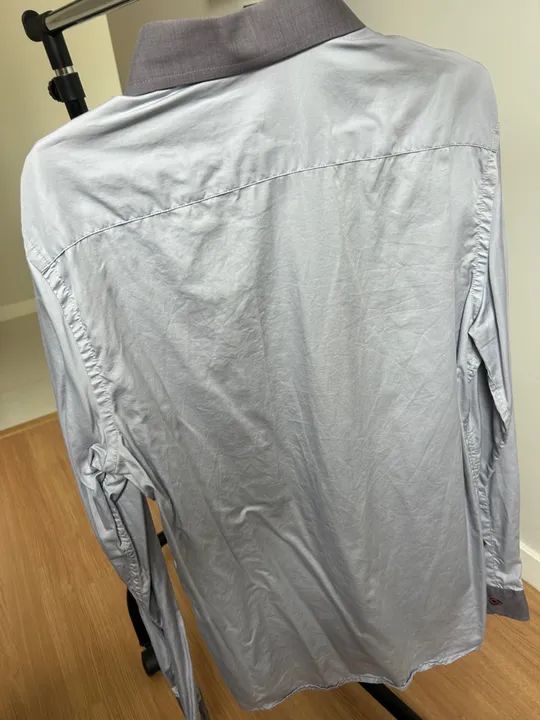 Camisa Social Cinza - Foto 3