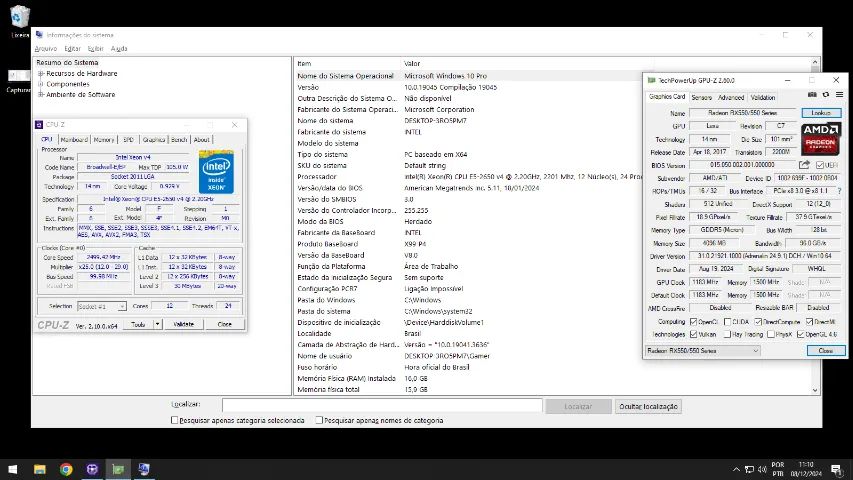 PC GAMER POUCO USADO - 16GB RAM - RX550 4GB - Foto 6