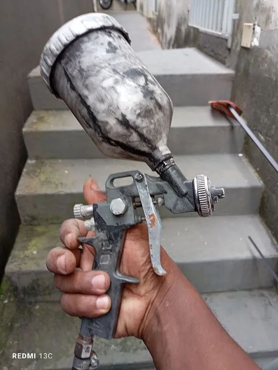 Pistola de pintura Titanium usada - Foto 2
