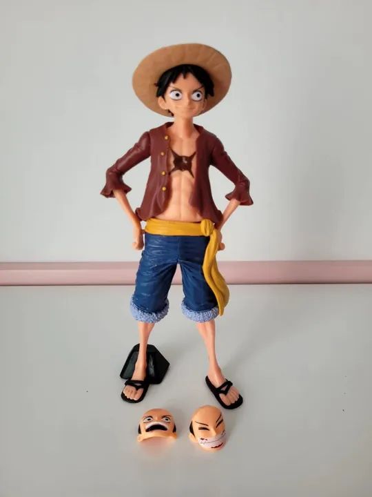 ActionFigure One Piece - Luffy 3 rostos. - Foto 4