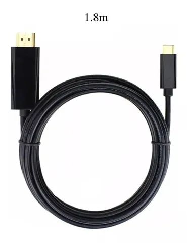 Cabo Tipo C Usb C 3.1 Para Hdmi 1.8 Metros 4k - Foto 6