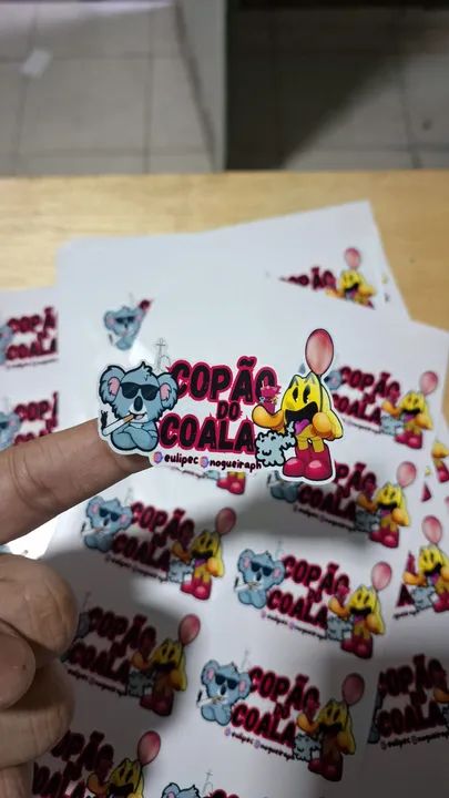 Adesivo Personalizado Recortado Redondo - Foto 3