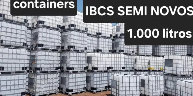 IBC GRADEADO SEMI NOVOS  1000L. 24 DISPONÍVEIS - Foto 2