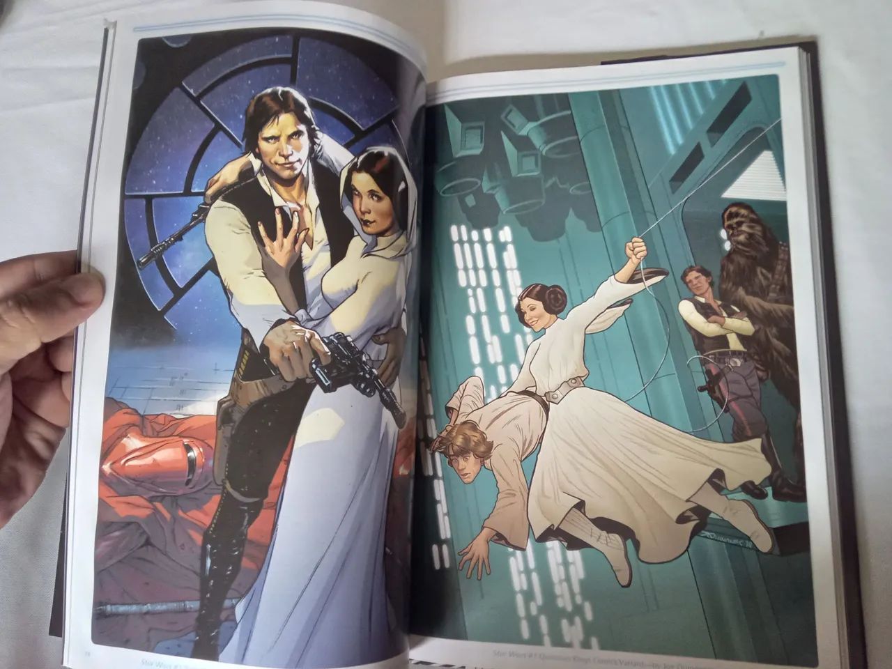 Artbook Star Wars com artes das capas da Marvel! - Foto 5