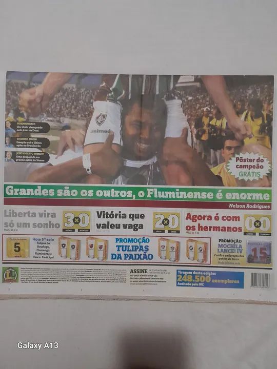 Jornal Lance especial Fluminense Ano 2010 - Foto 2