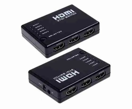 Switch 5x1 Hdmi 4K para TV com controle Remoto Novo - Foto 2