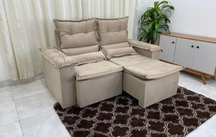 Sofá Retrátil e Reclinável Trento - Foto 4