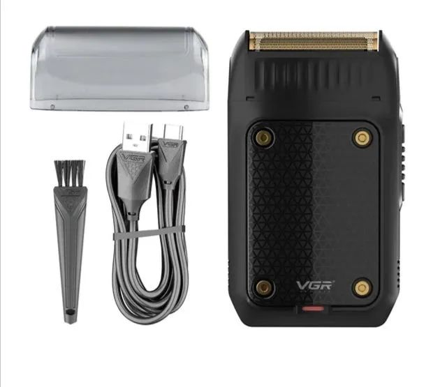 Barbeador portátil VGR Professional Electric recarregável - Foto 2