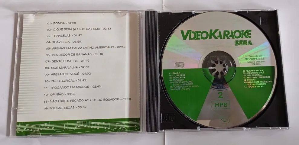 CD Video Karaoke Sega Vol. 2 MPB - Foto 2