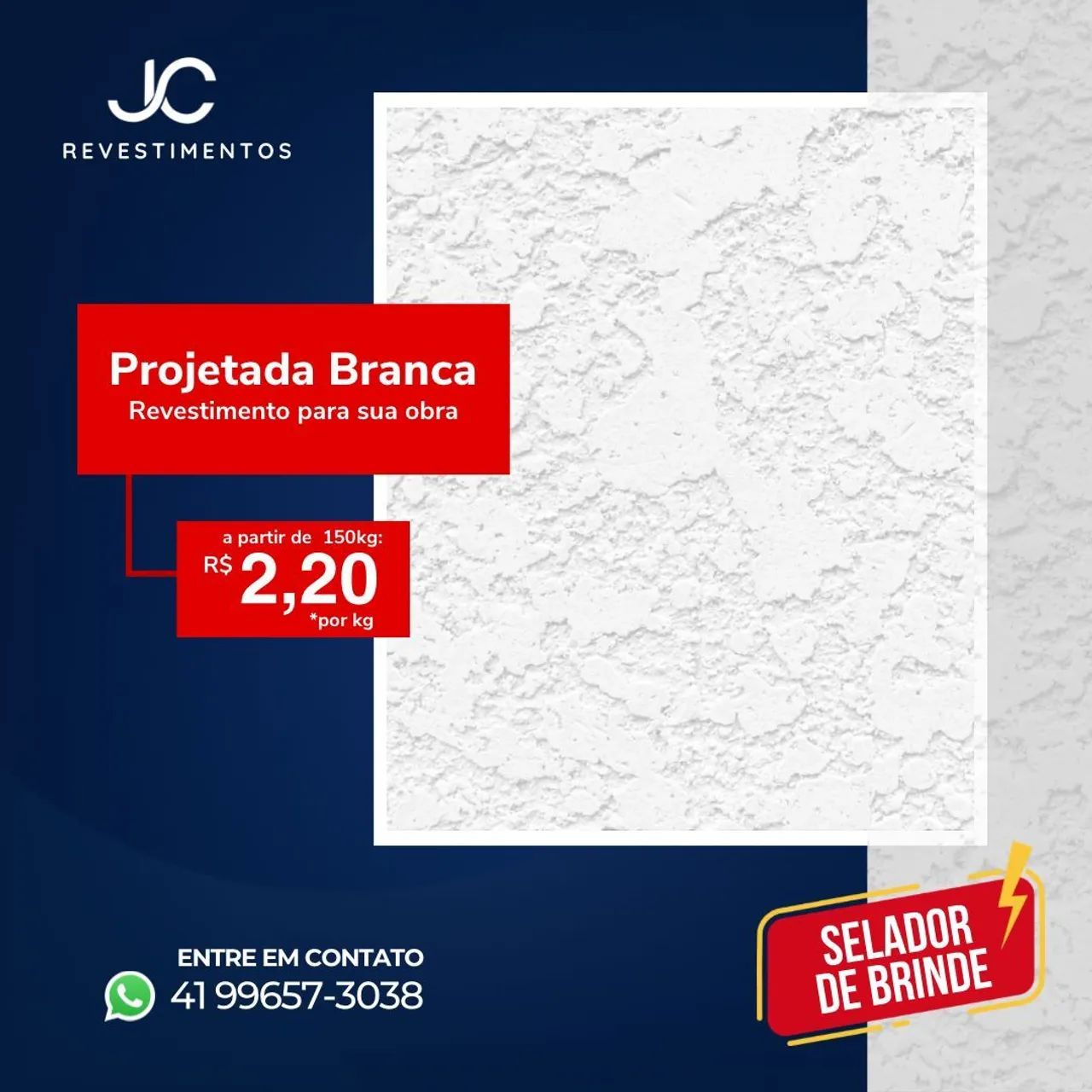 Projetada- Grafiato - Textura 