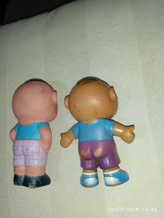 Antigos bonecos Cascão da turma da Monica. Duas peças. - Foto 5