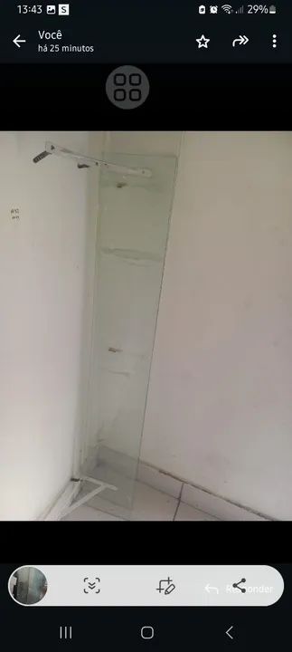 Vidro para pratileiras