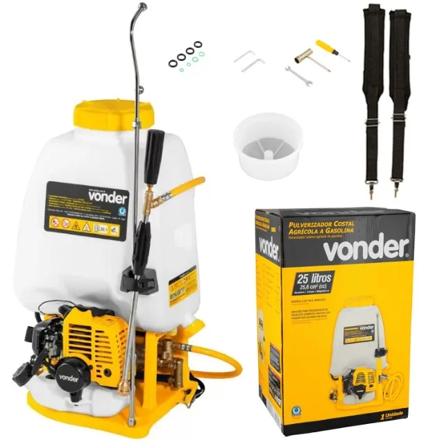 Pulverizador Costal Gasolina 25 Litros Vonder Motor 2t